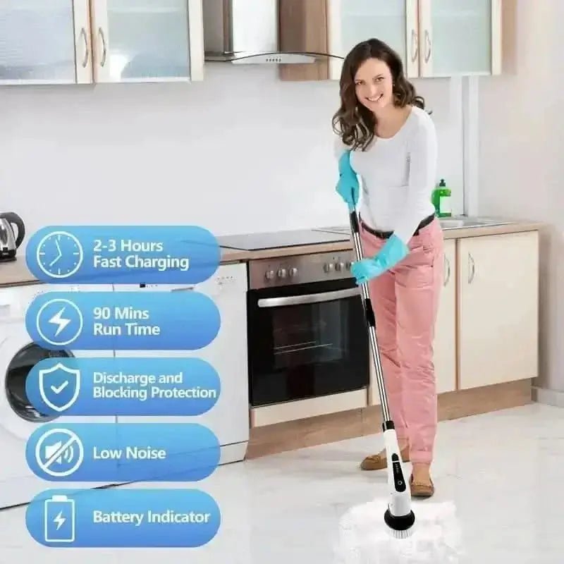 Scopri la Rivoluzionaria Spazzola Elettrica di Pulizia 7 - in - 1 - InfinityMarket - cleaning - cleaning brush - Electric