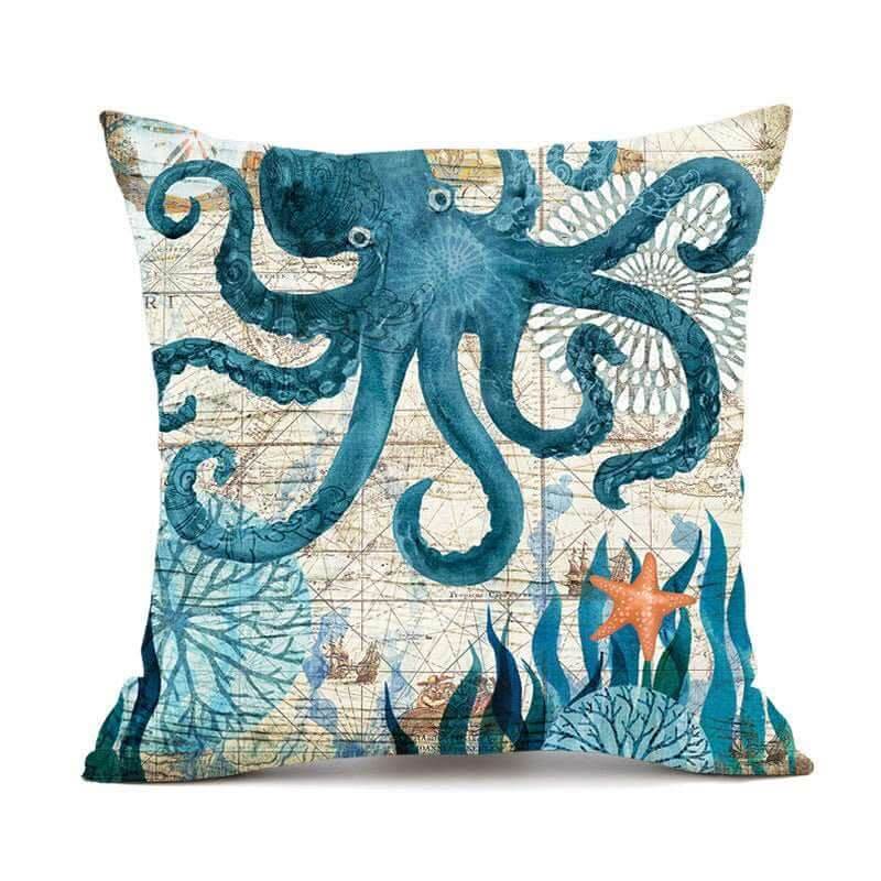 Sea Turtle Printed Cushion Covers for Sofa & Chair Decor - InfinityMarket - Pillows - Sofa - Sofa Cushion Covers