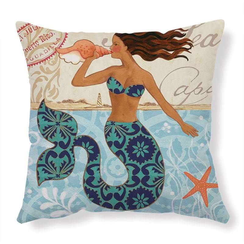 Sea Turtle Printed Cushion Covers for Sofa & Chair Decor - InfinityMarket - Pillows - Sofa - Sofa Cushion Covers