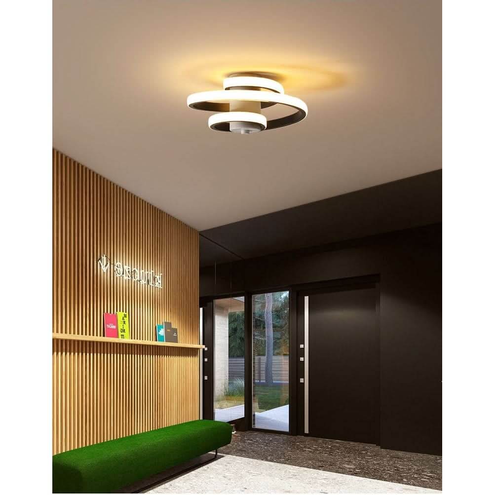 Semi Flush Mount LED Ceiling Light - 3 Colors, 9 Inch, 18W, Nordic ... - InfinityMarket - Ceiling - Ceiling Lamp - Ceiling Light