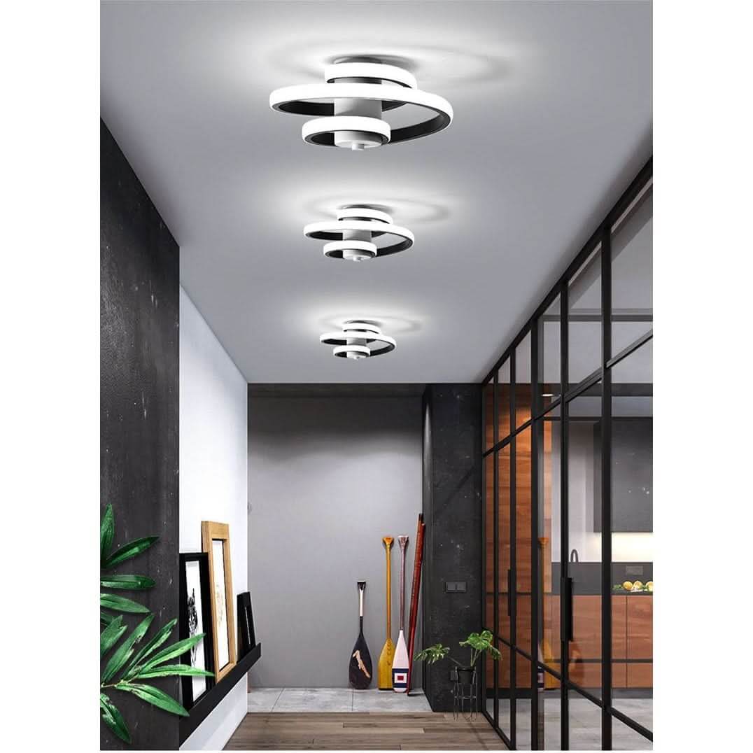 Semi Flush Mount LED Ceiling Light - 3 Colors, 9 Inch, 18W, Nordic ... - InfinityMarket - Ceiling - Ceiling Lamp - Ceiling Light