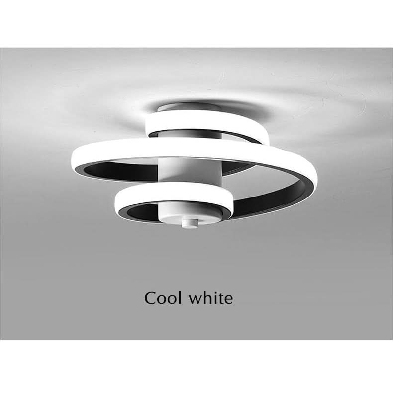 Semi Flush Mount LED Ceiling Light - 3 Colors, 9 Inch, 18W, Nordic ... - InfinityMarket - Ceiling - Ceiling Lamp - Ceiling Light