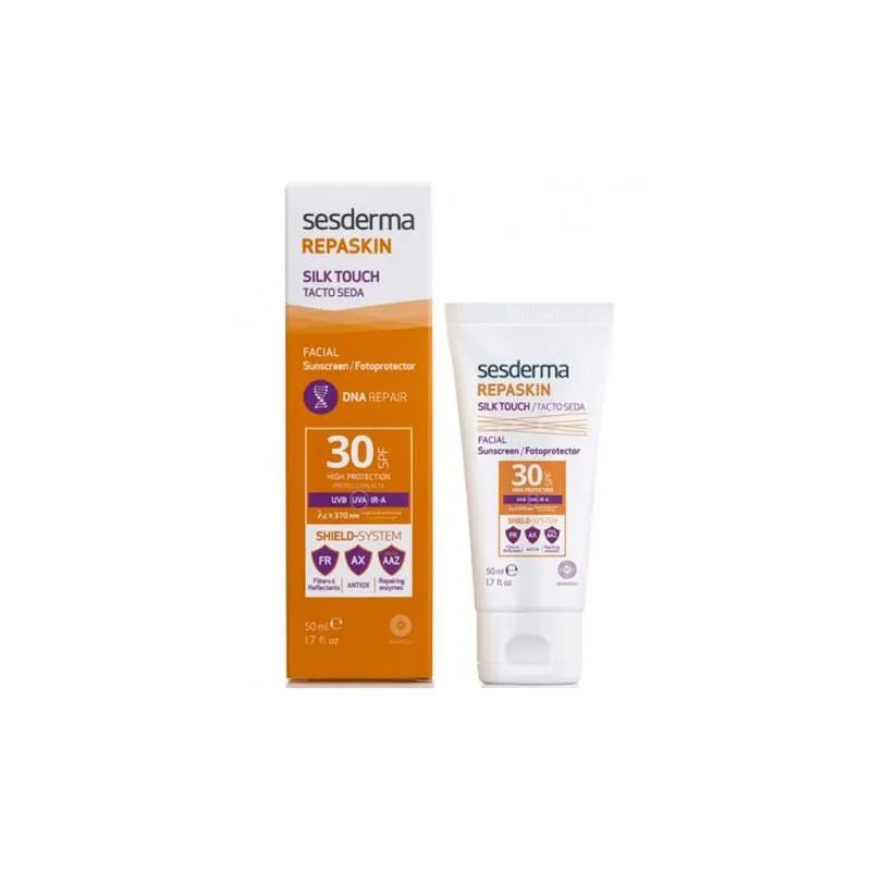 Sesderma Repaskin Fotoprotector Spf 30 Facial Tacto Seda 50ml - InfinityMarket - 