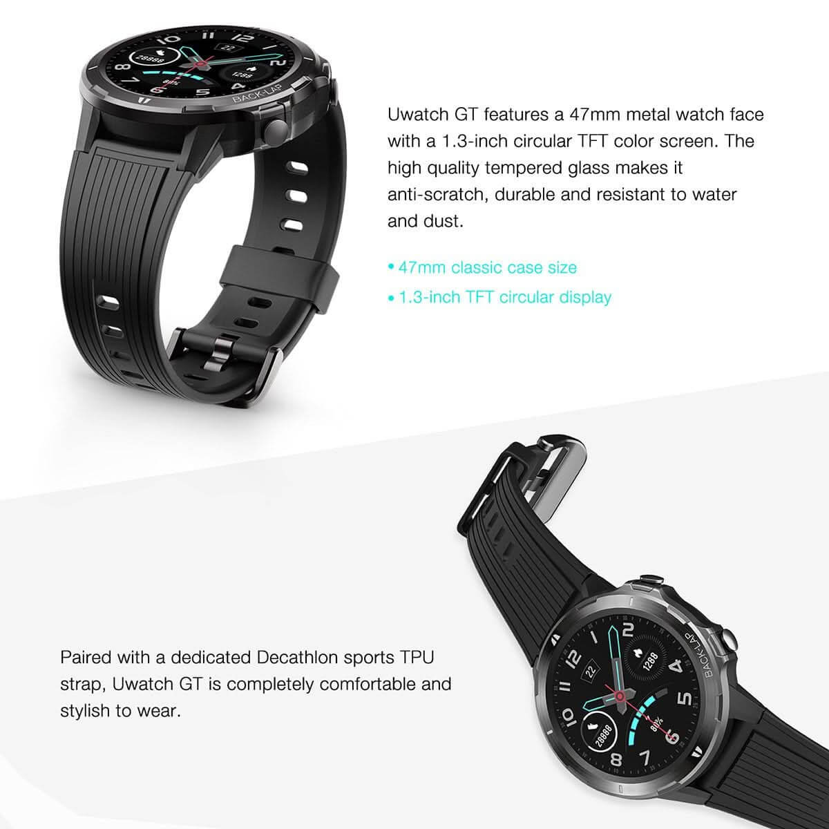 Smartwatch Fitness Tracker for Men and Women – Heart Rate & Sleep M... - InfinityMarket - Bluetooth - Bluetooth cal - Fitness