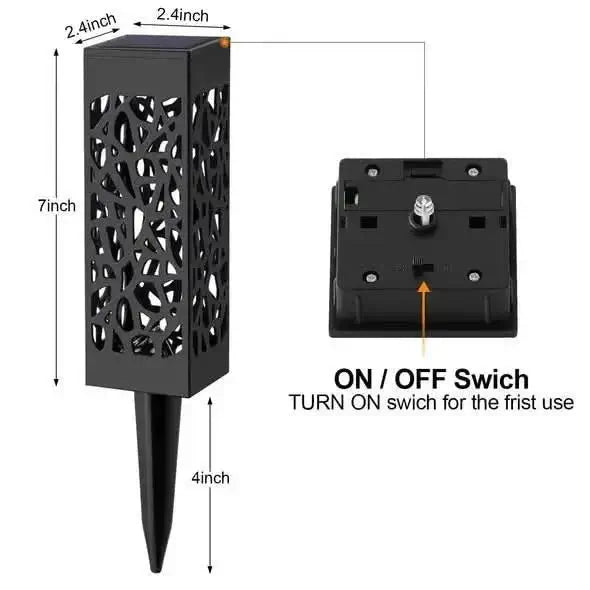 Solar Powered Waterproof Vintage Garden Light - InfinityMarket - _wf_cus - Decoration - Garden