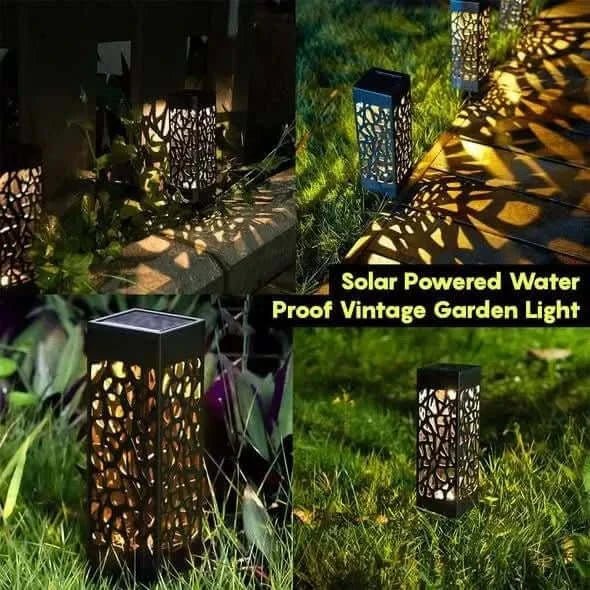 Solar Powered Waterproof Vintage Garden Light - InfinityMarket - _wf_cus - Decoration - Garden