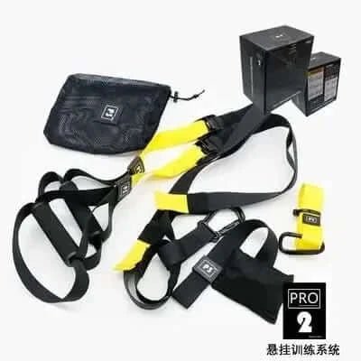 Suspension Training Kit - Home Workout Strap System with Handles, T... - InfinityMarket - Allenamento - Cinghie - Fitness