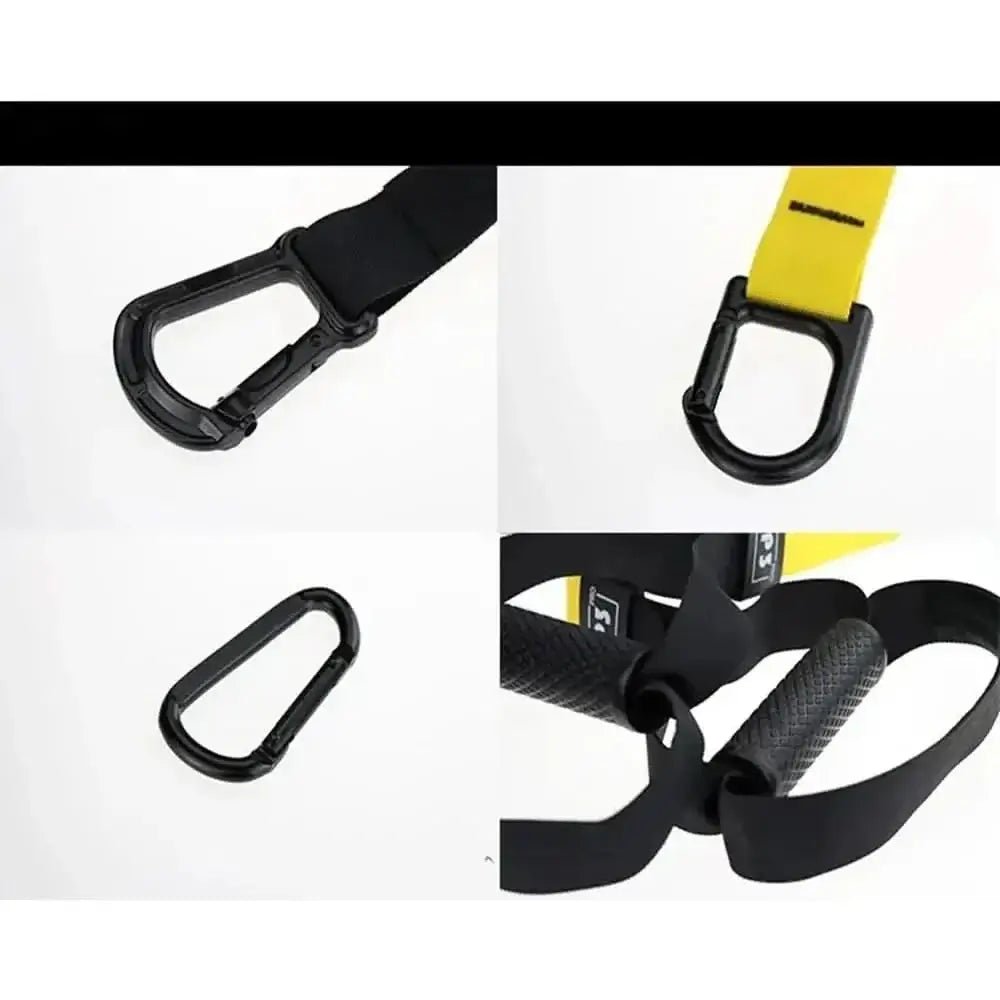 Suspension Training Kit - Home Workout Strap System with Handles, T... - InfinityMarket - Allenamento - Cinghie - Fitness