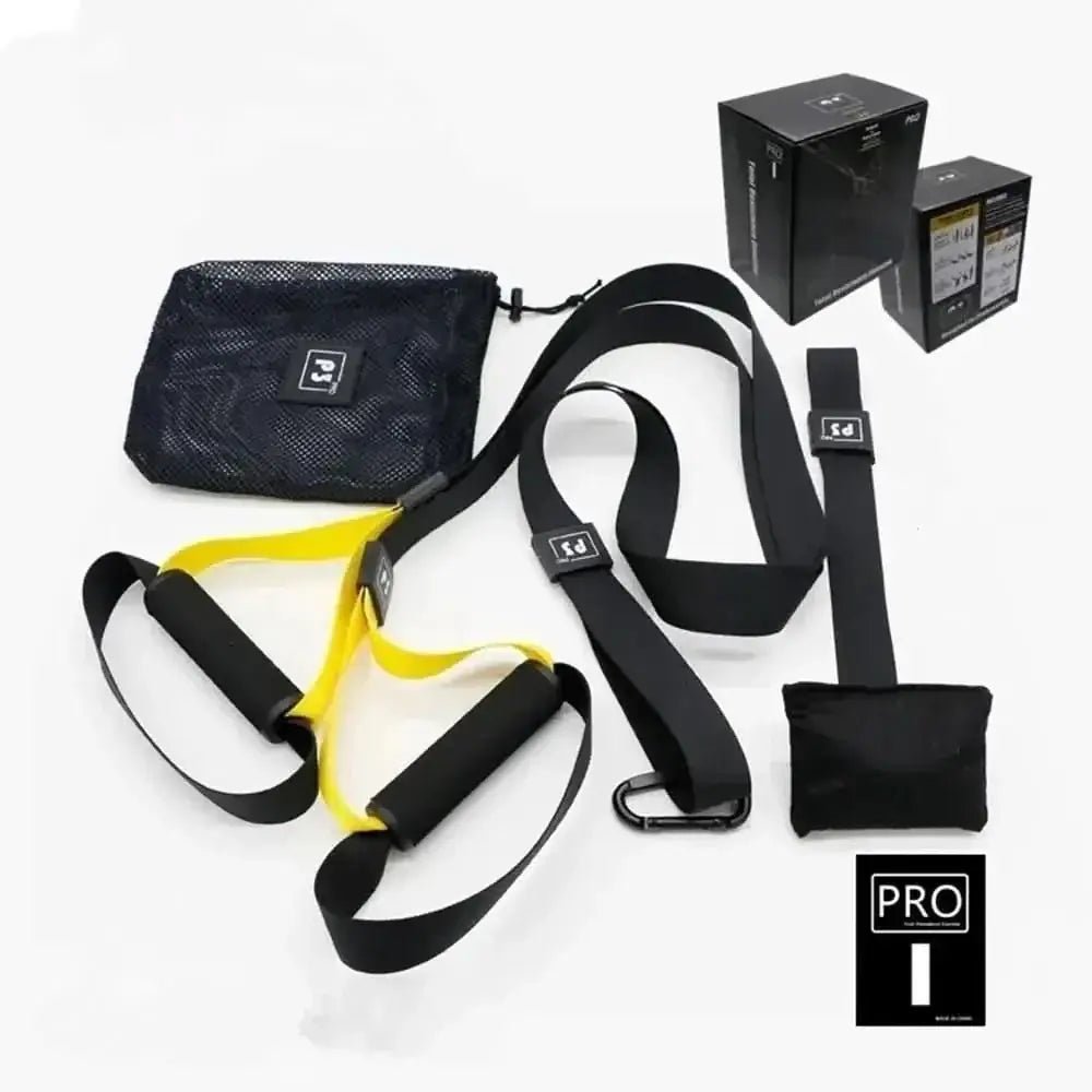 Suspension Training Kit - Home Workout Strap System with Handles, T... - InfinityMarket - Allenamento - Cinghie - Fitness
