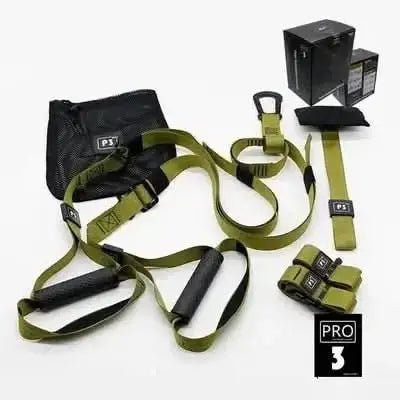 Suspension Training Kit - Home Workout Strap System with Handles, T... - InfinityMarket - Allenamento - Cinghie - Fitness