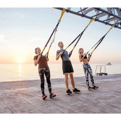 Suspension Training Kit - Home Workout Strap System with Handles, T... - InfinityMarket - Allenamento - Cinghie - Fitness