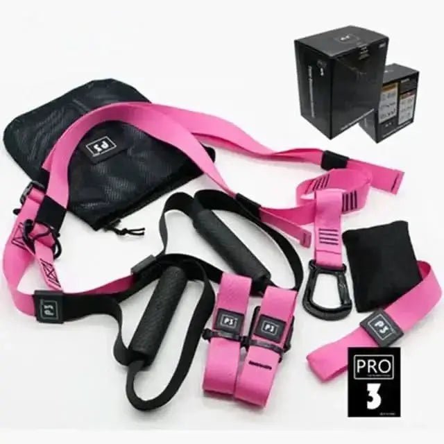 Suspension Training Kit - Home Workout Strap System with Handles, T... - InfinityMarket - Allenamento - Cinghie - Fitness