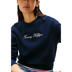 Tommy Hilfiger Felpa Donna - InfinityMarket - Brand_Tommy Hilfiger - Category_Abbigliamento - Color_Blu