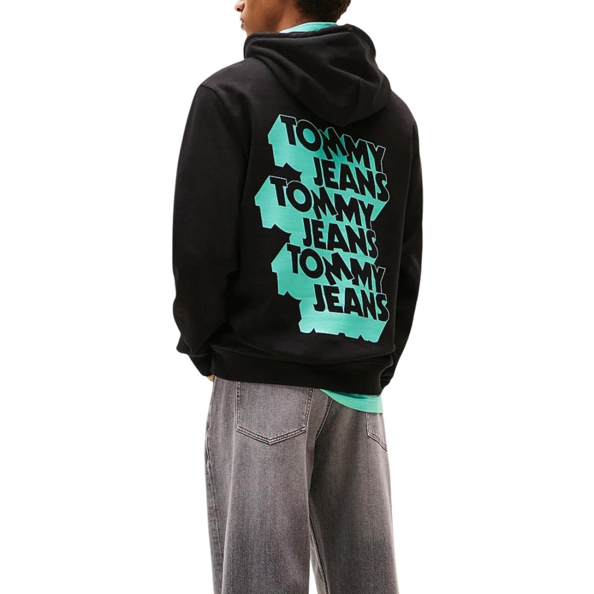 Tommy Hilfiger Jeans Felpa Uomo - InfinityMarket - Brand_Tommy Hilfiger Jeans - Category_Abbigliamento - Color_Nero