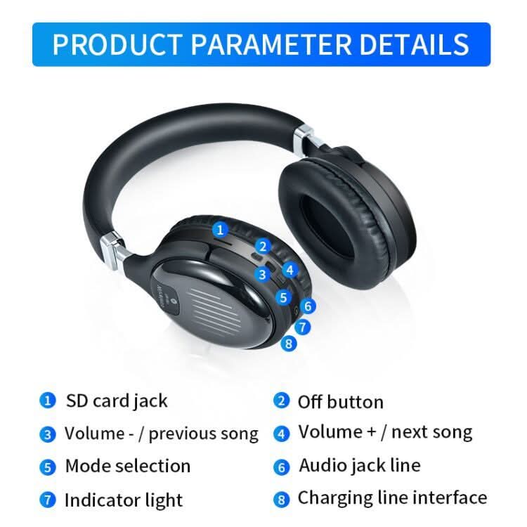 True Wireless Headphones TM061 BT5.0 Earphone Gaming Headset - InfinityMarket - Adjustable - Bluetooth - Dj