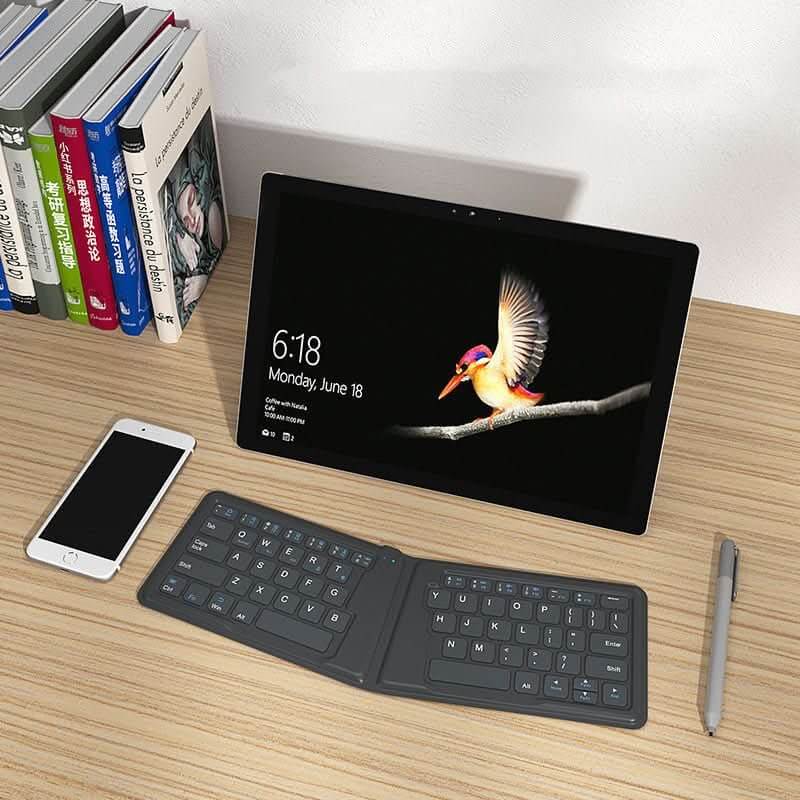 Universal foldable Bluetooth keyboard for iPad, PC, smartphone - InfinityMarket - Computer - Keyboard - Wireless