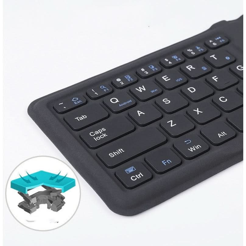 Universal foldable Bluetooth keyboard for iPad, PC, smartphone - InfinityMarket - Computer - Keyboard - Wireless