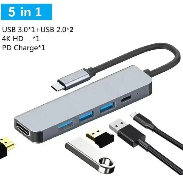 USB C Laptop Docking Station HUB - InfinityMarket - adapter - Connectivity - device