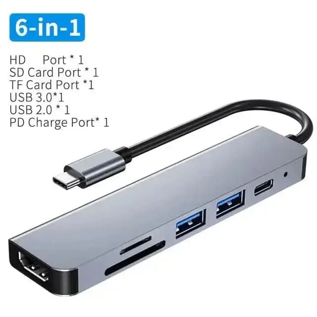 USB C Laptop Docking Station HUB - InfinityMarket - adapter - Connectivity - device