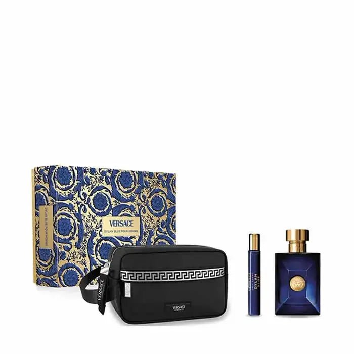 Versace Dylan Blue Pour Homme Eau De Toilette Spray 100ml Set 3 Pieces - InfinityMarket - 