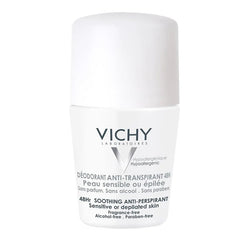 Vichy 48h Anti Perspirant Deodorant Roll On Sensitive Skin 50ml - InfinityMarket - 