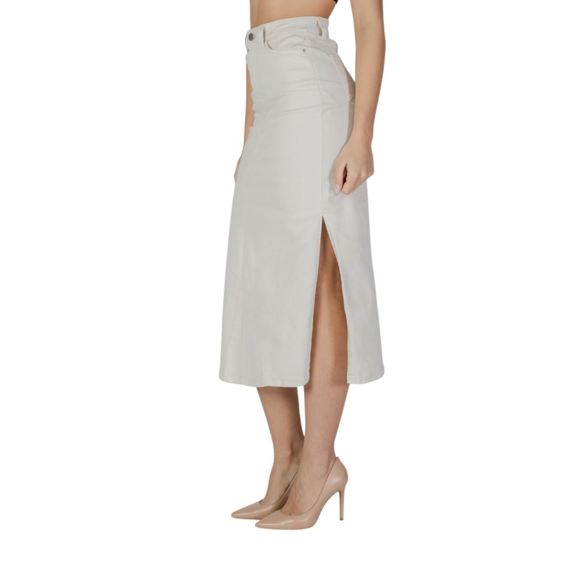 Vila Clothes Gonna Donna - InfinityMarket - Brand_Vila Clothes - Category_Abbigliamento - Color_Beige