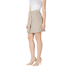 Vila Clothes Gonna Donna - InfinityMarket - Brand_Vila Clothes - Category_Abbigliamento - Color_Beige