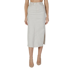 Vila Clothes Gonna Donna - InfinityMarket - Brand_Vila Clothes - Category_Abbigliamento - Color_Beige