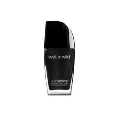 Wet N Wild Wild Shine Nail Color E485D Black Creme - InfinityMarket - 