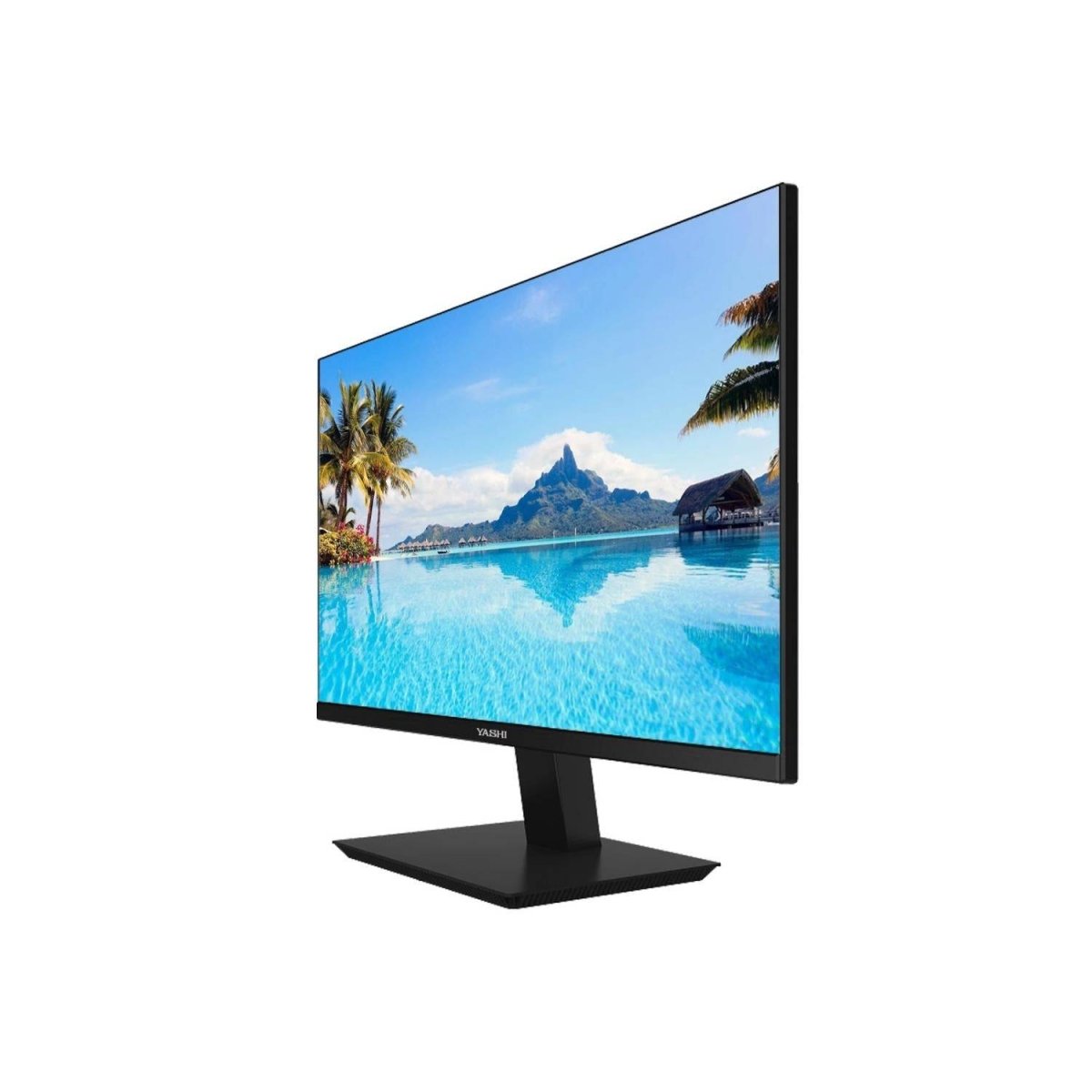 YA1051 - Monitor YASHI YZ2450 23.8" IPS Nero con cornice sottile e luminosità 350 cd/m², ottimo per grafica e intrattenimento.