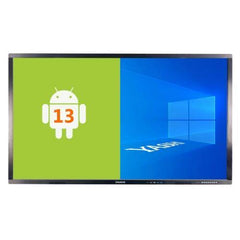 YA3412 - Monitor YASHI LY6510 con doppio sistema operativo Android 13 e Windows, display ad alta risoluzione ideale per uso professionale.