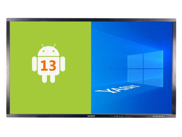 YA3412 - Monitor YASHI LY6510 con schermo Full HD, supporto Android 13 e Windows, perfetto per lavoro e intrattenimento multimediale.
